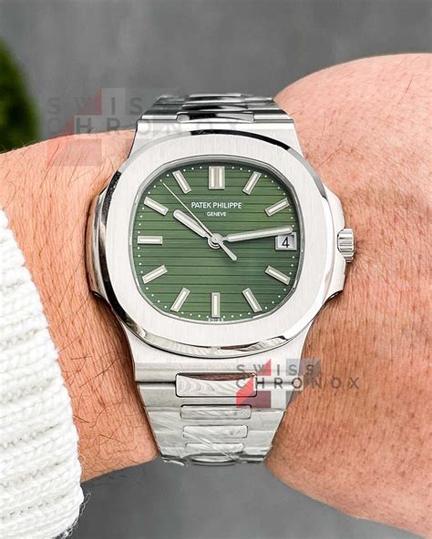 green patek philippe nautilus|patek philippe nautilus geneve.